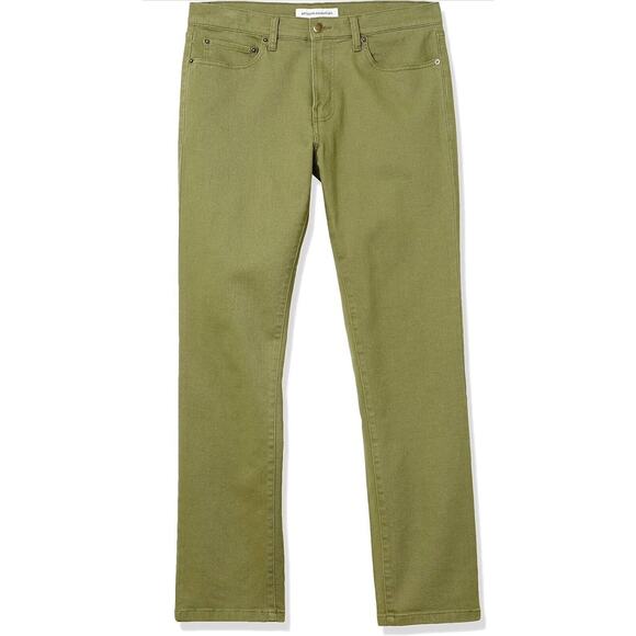 Amazon Essentials Men's Slim-Fit Stretch Jean Washed Green 31X32 NWT - Picture 3 of 8